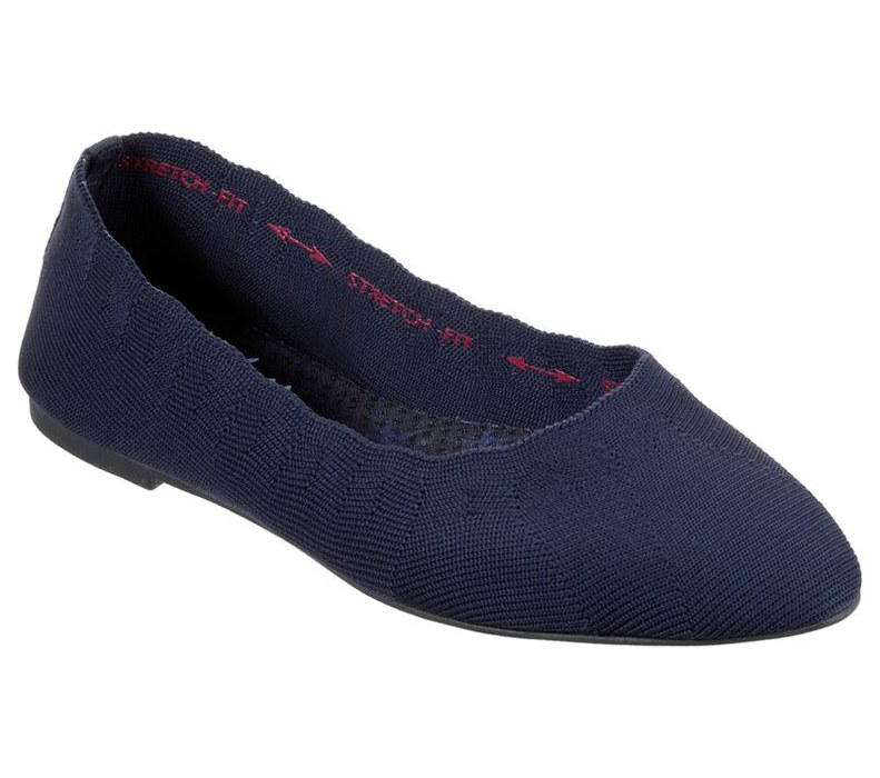 Skechers Cleo - Bewitch - Womens Flats Shoes Navy [AU-BM4430]